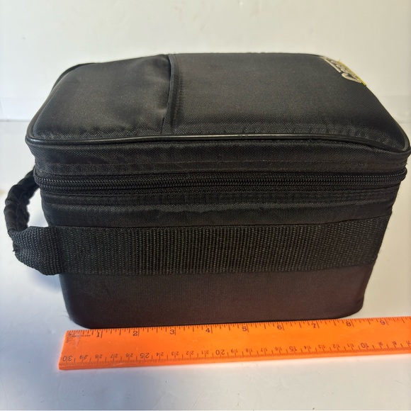 Vtg Case It Black 15 CD Carrying Case Zipper Storage Tote front pocket LIKE NEW - Picture 7 of 11